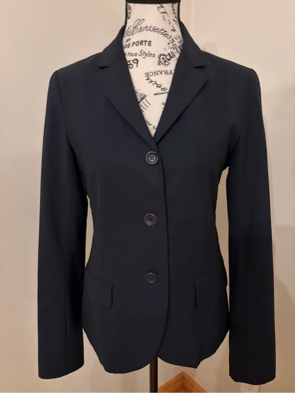 Theory Women's Navy Single-Breasted Blazer